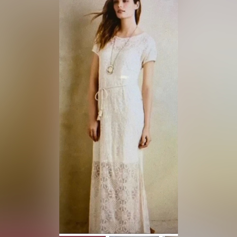 Anthropology Lilka brand lace dress, NWOT. Petite medium